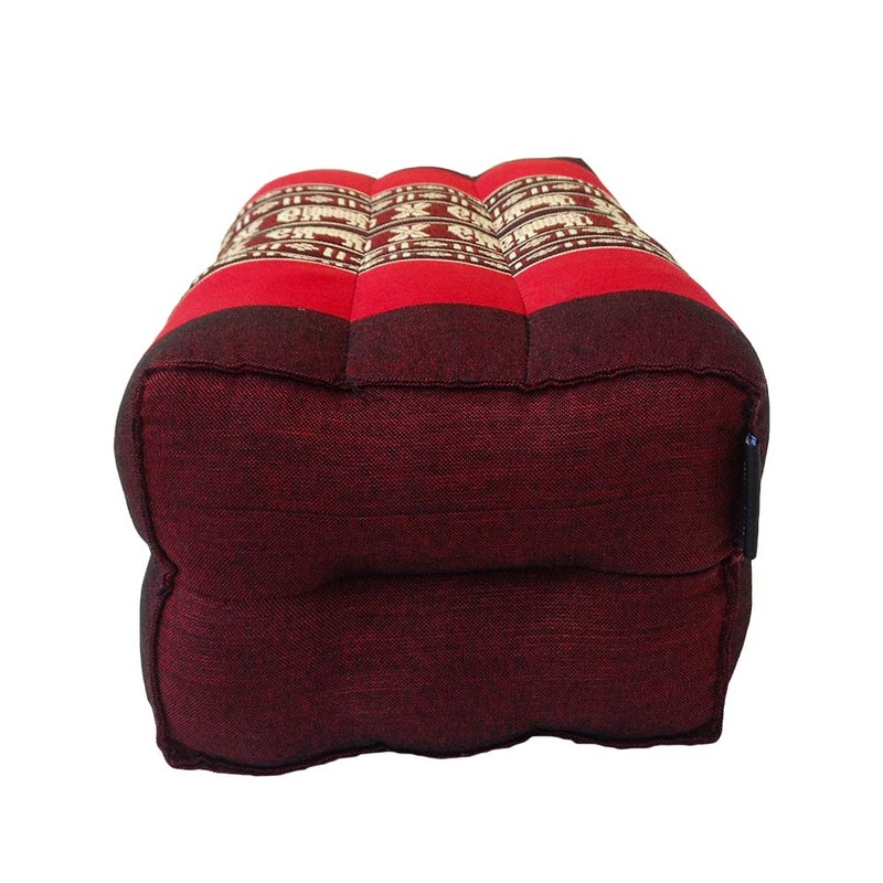 Traditional Thai Kapok Yoga Support Block Cushion Meditation Pillow size
