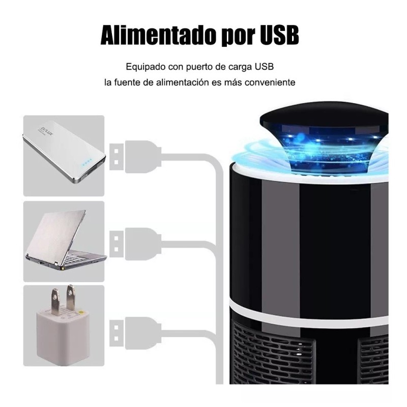 OEM Lampara Atrapa Mosquito Killer Usb Luz Led Uv Insectos