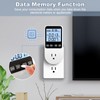 2 Pack Upgraded Watt Meter, Power Meter Plug Electricity Usage