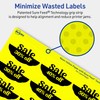 Avery Printable Oval Scalloped Labels with Sure Feed Technology, 1-1/8"