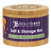 Totally Bamboo Salt Cellar Bamboo Storage Box with Magnetic Swivel