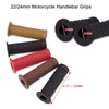 DKMOTORK 0031 Motorcycle Handlebar Grips for 7/8" Handlebars 22mm/24mm Non