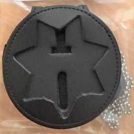 California Highway Patrol Officer 7 Point 3-Inch Star Neck Holder w/Chain