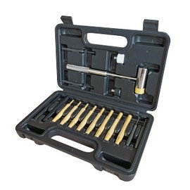 HimaPro Punch Set with Brass, Steel, Plastic Punches and a Punch Set Hammer with 4 Detachable Heads for Gunsmithing Maintenance