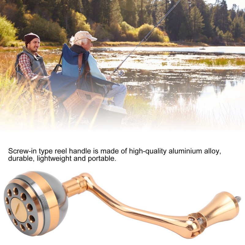 Handle Conversion Fishing Reel Handle Grip Aluminum Alloy ScrewIn for