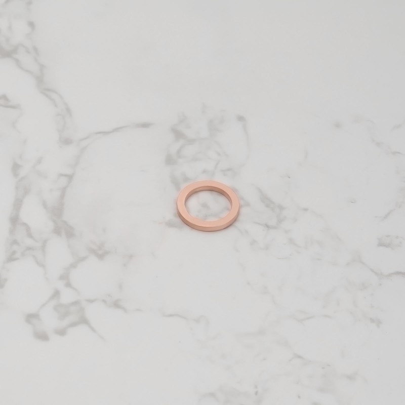 eMagTech 60pcs Copper Gaskets Flat Washers Inner Diameter 10mm Outer