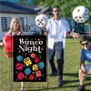 Bunco Night Large Decorative House Flag, Interests Game Dice Bingo
