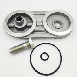 Compass-Yang 3897331 3915240 3936315 3915238 3904362 4989118 Fuel Filter Head Fits Cummins 4BT 6BT 6BT5.9 3.9L 5.9L 12V 6C Engine, Compatible with Fleetguard FS1280 FF5052, Donaldson P550440 P551329