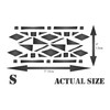 Tribal Art Stencil - 26.5 x 7.5 cm (S) -