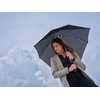 Senz ° Micro Foldable Storm Umbrella Pure Black, Pure Black,