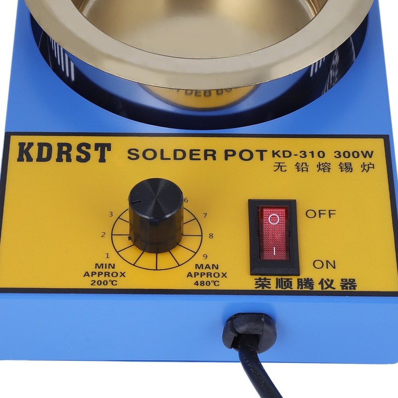 300W 100mm Solder Pots Soldering Brazing Equipment Pot Soldering Desoldering