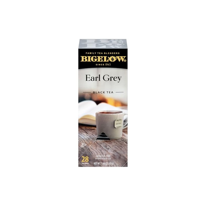 Bigelow Earl Grey Tea Bags, Box Of 28