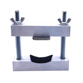 TUOREN Violin Repair Clamp Adjustable Violin Neck Fingerboard Fastening Clamp Clip Violin Making Luthier Tools, Silver