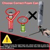 25inches Extended Foam Gun,PTFE-Coated Professional Expanding Foam Gun,Foam Spray Insulation