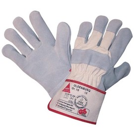 Oldenburg TÜV-GS Tested Cowhide Split Leather Work Gloves