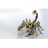 Articulated Mechanical Scorpion Model, Metallic Finish, Made with Aloy and