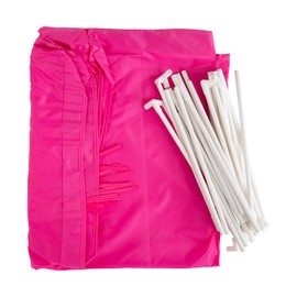 Pink Sleepover Tent, 45" x 43" x 40", Great for Kids Slumber Parties, School and Grand Event Decorations
