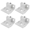ZZLZX 4PCS Pleated and Cellular Shades Headrail Support Bracket Clip