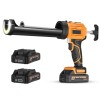 Unbranded Cordless Caulking Gun, 2 x 2000mAh Batteries Battery Powered