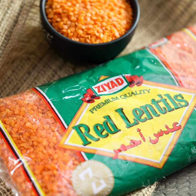 Ziyad Red Lentils Pack size here 16 oz - High-Protein