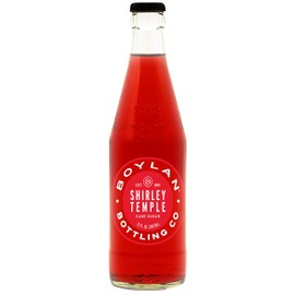 Boylan Bottling Pure Cane Sugar Soda Pop, 12 oz Glass Bottles (Shirley Temple, Pack of 12)