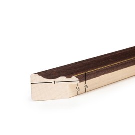 Frame USA 16x20 Picture Frame, Brown with Gold Beaded Detail, Boardroom Series, Wall Hanging Frame with High Clarity Plexiglass