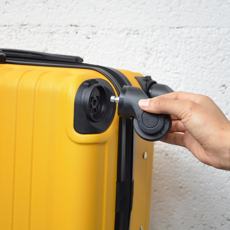 Set of two spare wheels for Lowcost cabin suitcases made