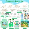 DONGQI Dinosaur Painting Set, Craft Set, Children's Dinosaur Gifts Toy