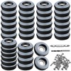 TXErfolg Teflon gliders for screwing, 36 pieces, floor gliders, diameter