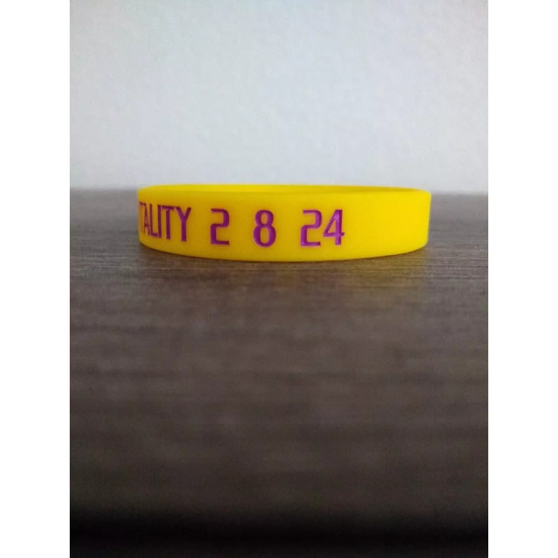 Unbranded What Would Kobe Do MAMBA MENTALITY Inspiring PURPLE wristband