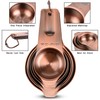 Copper Measuring Cups and Spoons Set, Stainless Steel Measuring Cups