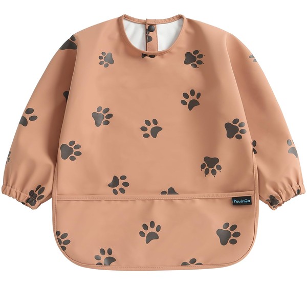 PewinGo Baby Bib with Long Sleeves Bib & BLW, Machine