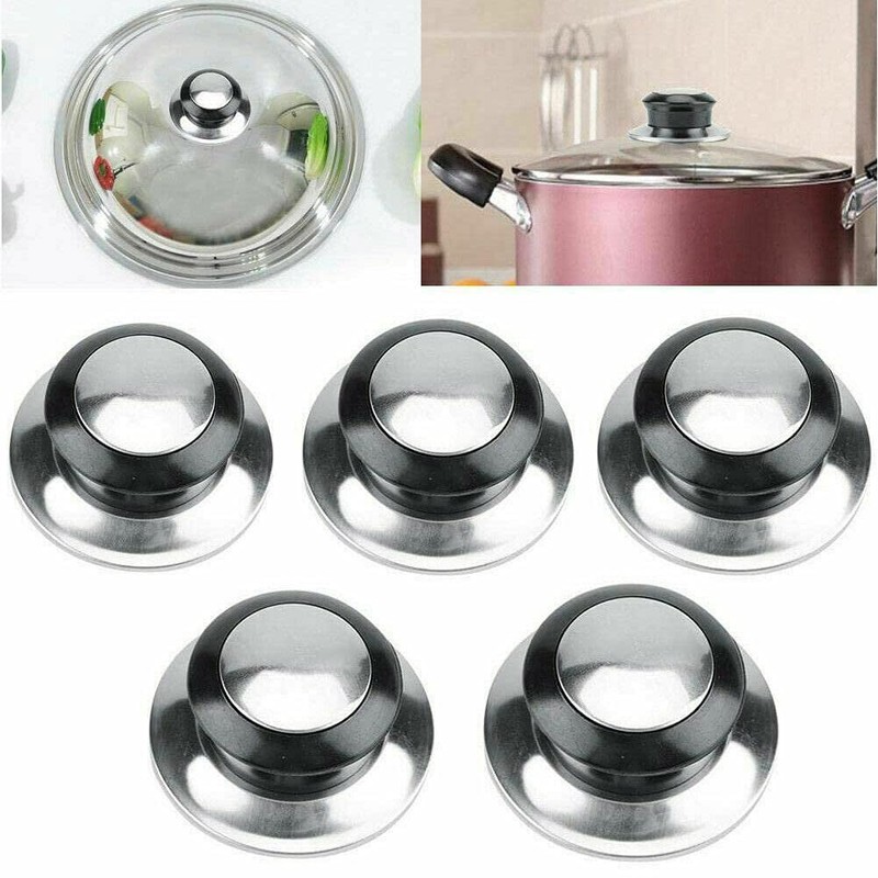 SyiXute 8 Pcs Universal Pot Lids Handle,Heat-Resistant Cooking Pot Pan