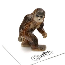 LITTLE CRITTERZ Cryptozoology Sasquatch Bigfoot - Home Decor Animal Miniature Porcelain Figurine