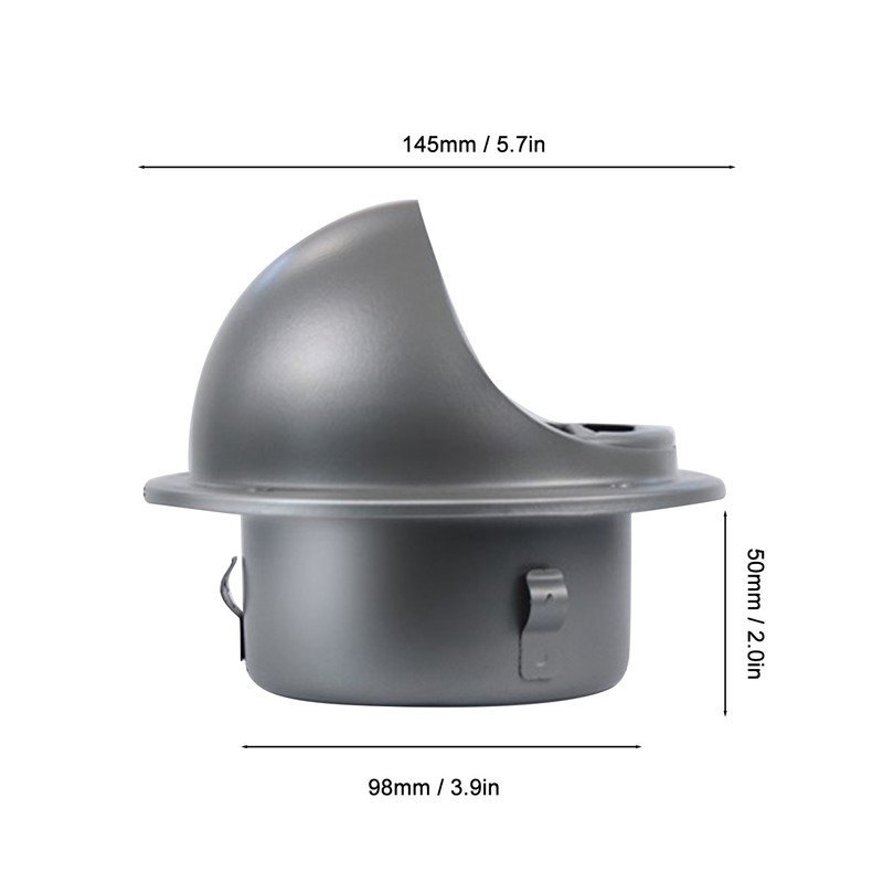 Wall Vent Rain Cap Windproof Fine Craftsmanship Easy Installation 304