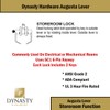 Dynasty Hardware Storeroom Door Lock Keyed Lever Lockset, ADA Compliant,