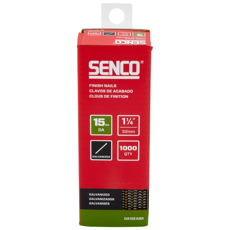 SENCO DA15EABR 34 Degree Collated Finish Nails, 15 Gauge, 1-1/4