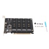 M.2 NVME SSD to PCIE X16 Adapter 4 Port High