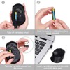 2.4G Wireless Mouse, Ergonomic Mouse for Laptop Computer, 6 Buttons,
