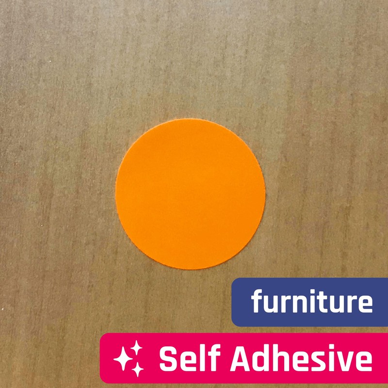 240 Pieces - White Large Circle Round Stickers, 5cm