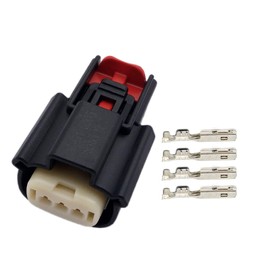 Aokus Bobina de Encendido de 3 vías y Conector de Sensor Pigtail Kit Compatible con Ford/Mazda (Kit)