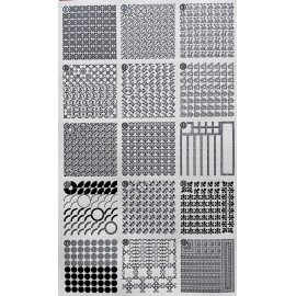 Patrick Reagh Type New Letterpress Type - 18-point Borders. 64 Pieces In Each Font!