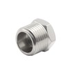 Fitvell Nickel Plated Brass Reducer Faucet Adapter G 1/2 Male
