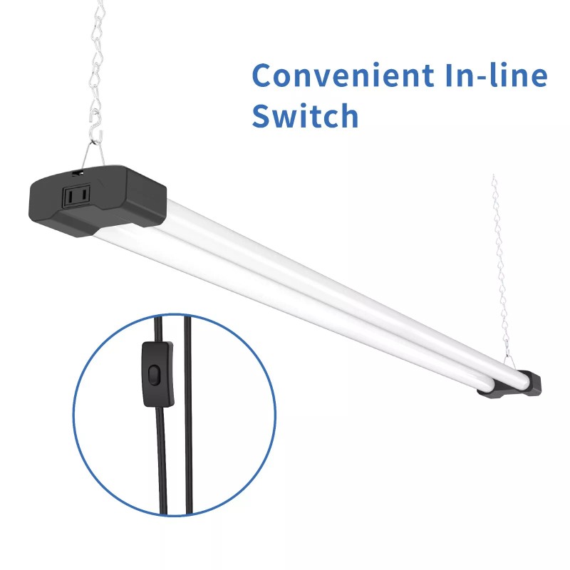 DYMOND 4 FT LED Shop Light Linkable 40W 5000K Daylight