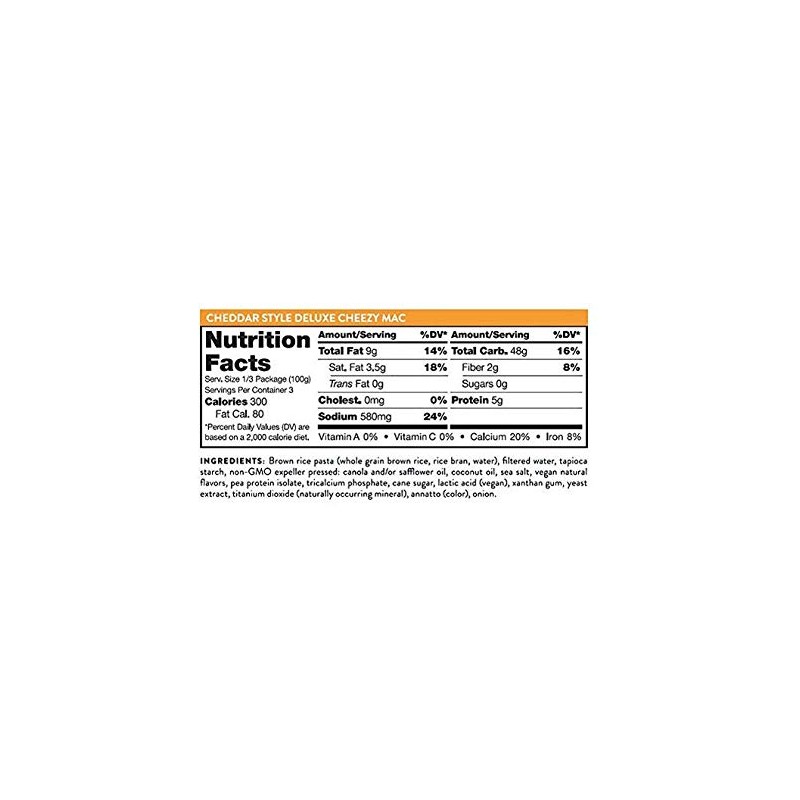 Daiya Mac & Cheese Cheddar Deluxe, 10.6 oz (pack of