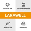 LARAWELL Bed Linen 135 x 200 cm Cotton All-Season Bedding