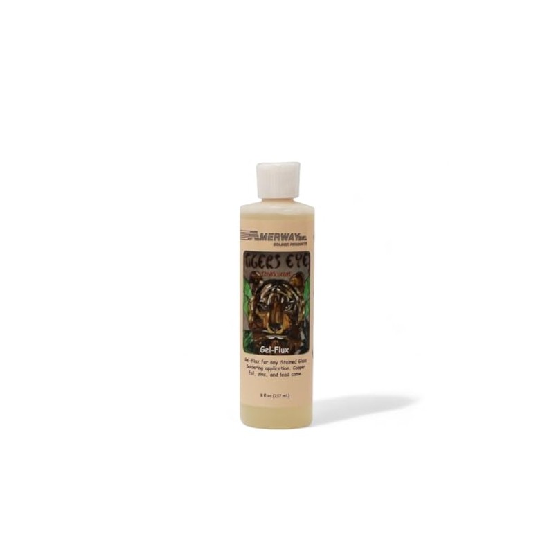 Tigers Eye Stained Glass Gel Flux - 8oz