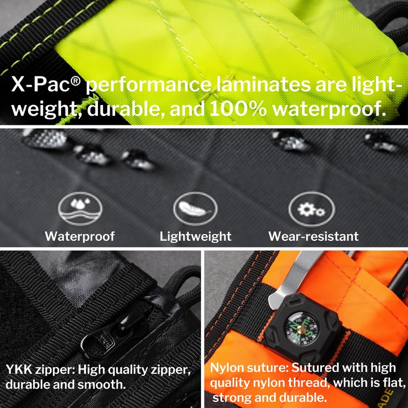 VIPERADE VE18-S-Xpac Small EDC Pouch Tool Organizer,Multifunction Small Tools Pouch