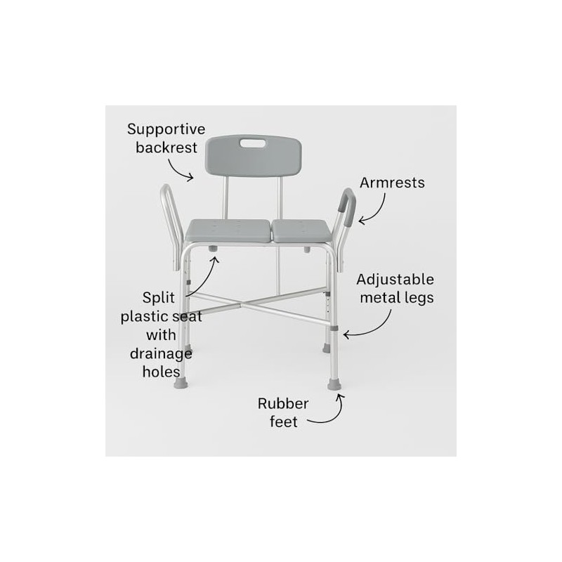Caring Transfer Bench (600 Pound Capacity)