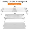 Utheer Warming Rack for Blackstone 17 & 22" Griddle, Adjustable